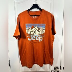 Vintage & Rare “Jeep” Men’s Orange Tee Shirt, Size: XL